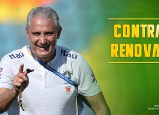 Tite e Edu Gaspar renovam contratos com a CBF