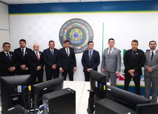 Wilson Lima e Sérgio Moro inauguram Centro Integrado de Inteligência de Segurança Pública Regional Norte, em Manaus